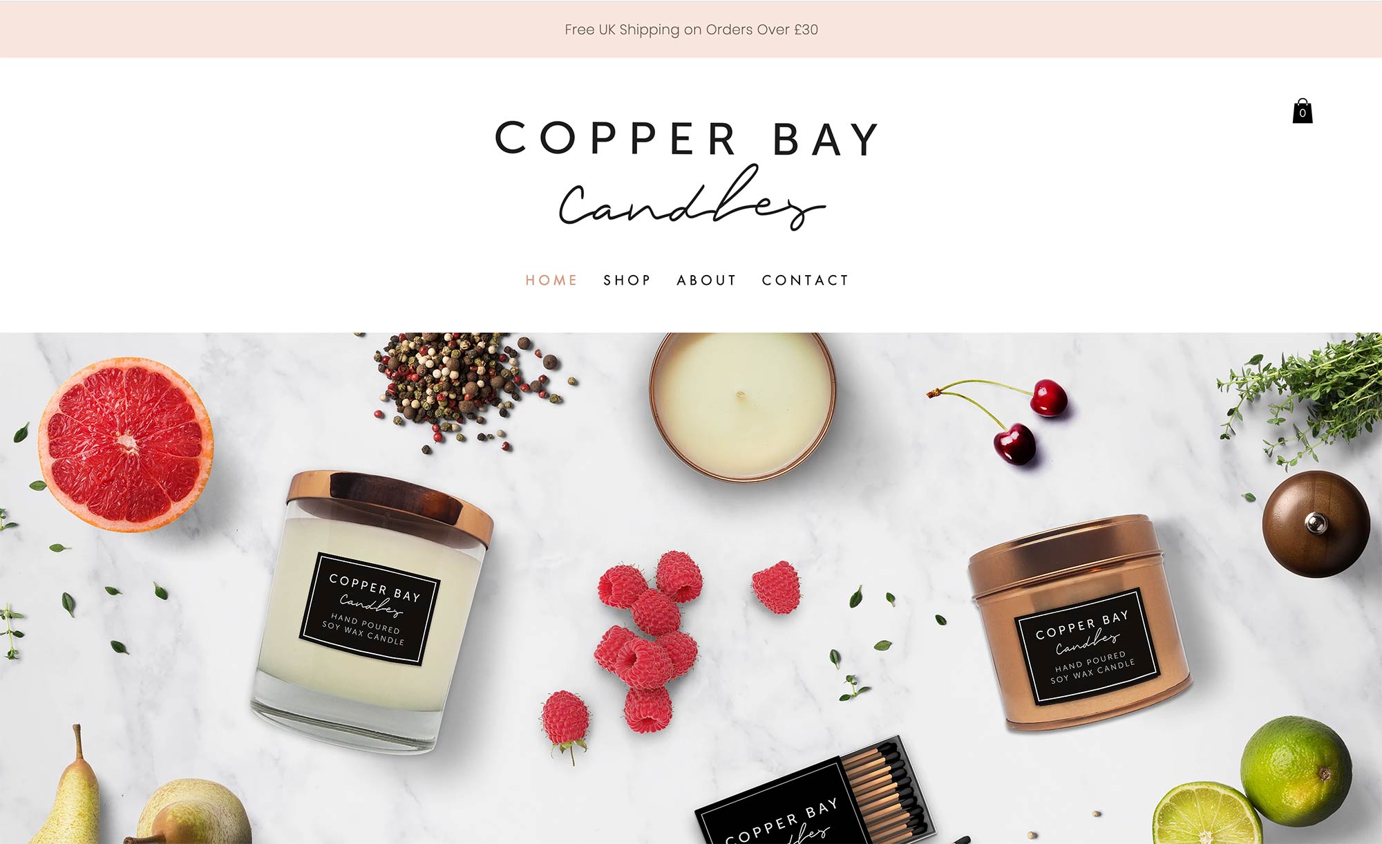 Copper Bay Candles