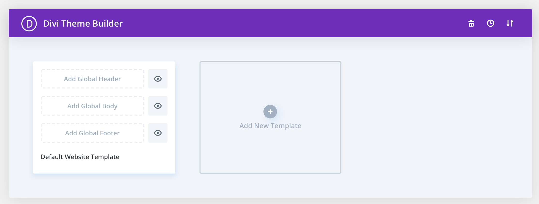 Divi theme builder