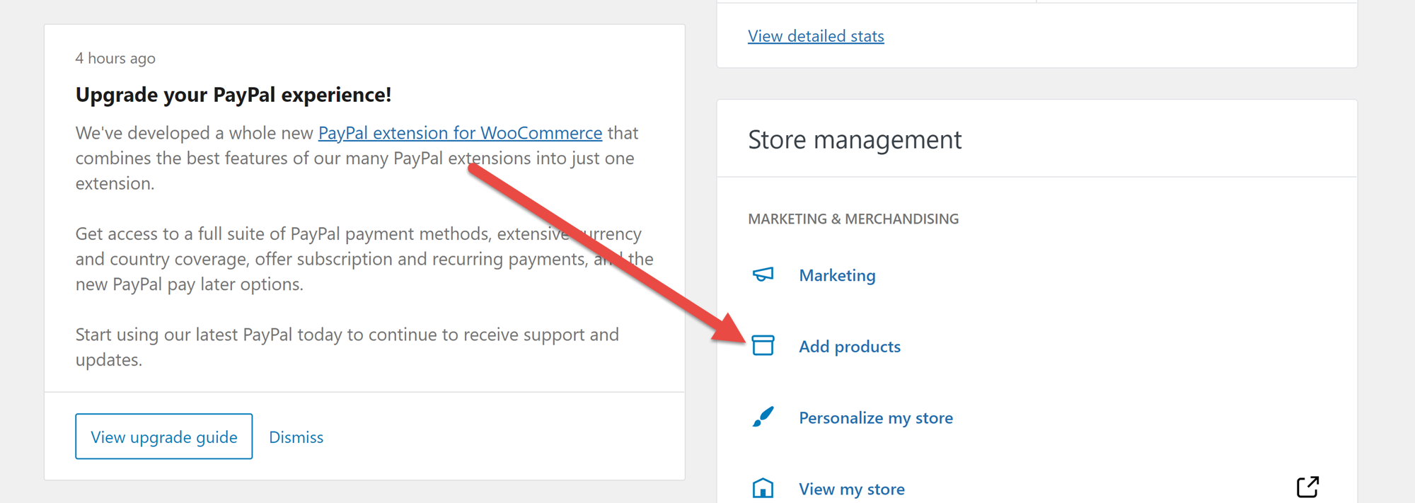 WooCommerce "Add Products"