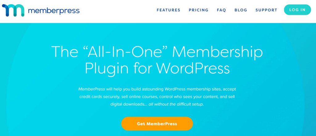 MemberPress vs WooCommerce Memberships: MemberPress homepage